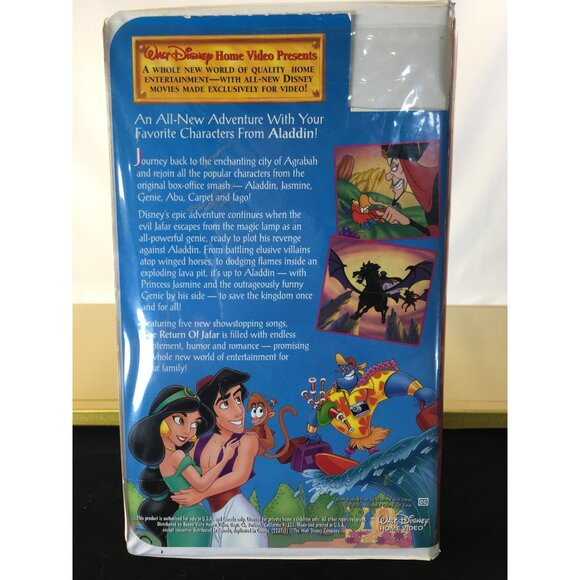 The Return of Jafar VHS Tape - Walt Disney Home Video - Picture 4 of 14